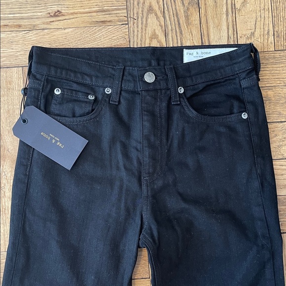 rag & bone Black Stovepipe Jeans - Picture 8 of 8